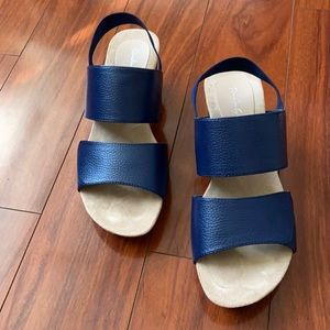 Navy Strap Sandals - Size 10